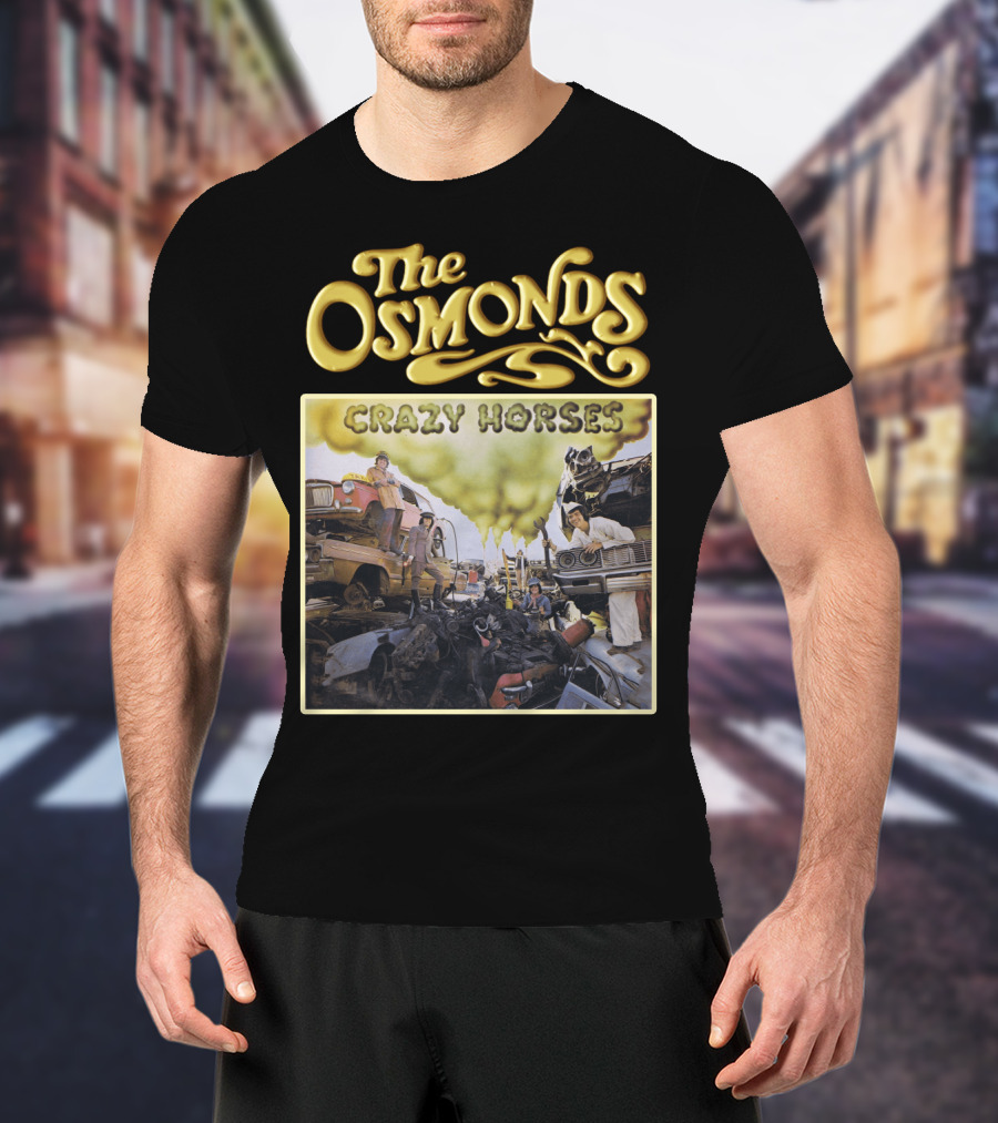 The Osmonds Crazy Horses Album Cover T-Shirt