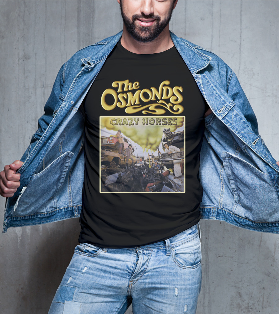 The Osmonds Crazy Horses Album Cover T-Shirt