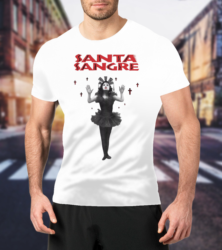 Santa Sangre Gothic Performance With Crosses T-Shirt