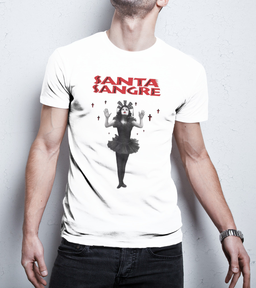 Santa Sangre Gothic Performance With Crosses T-Shirt