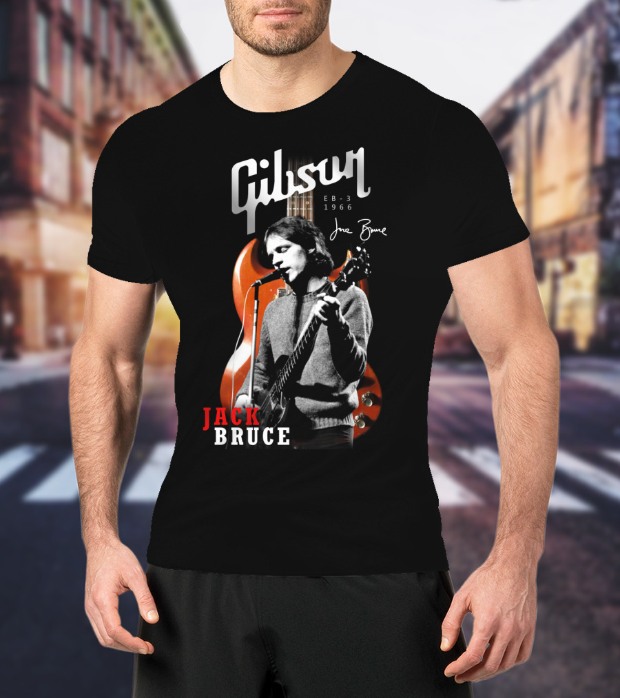 Gibson EB-3 1966 Jack Bruce Signature Bass Iconic Musician T-Shirt