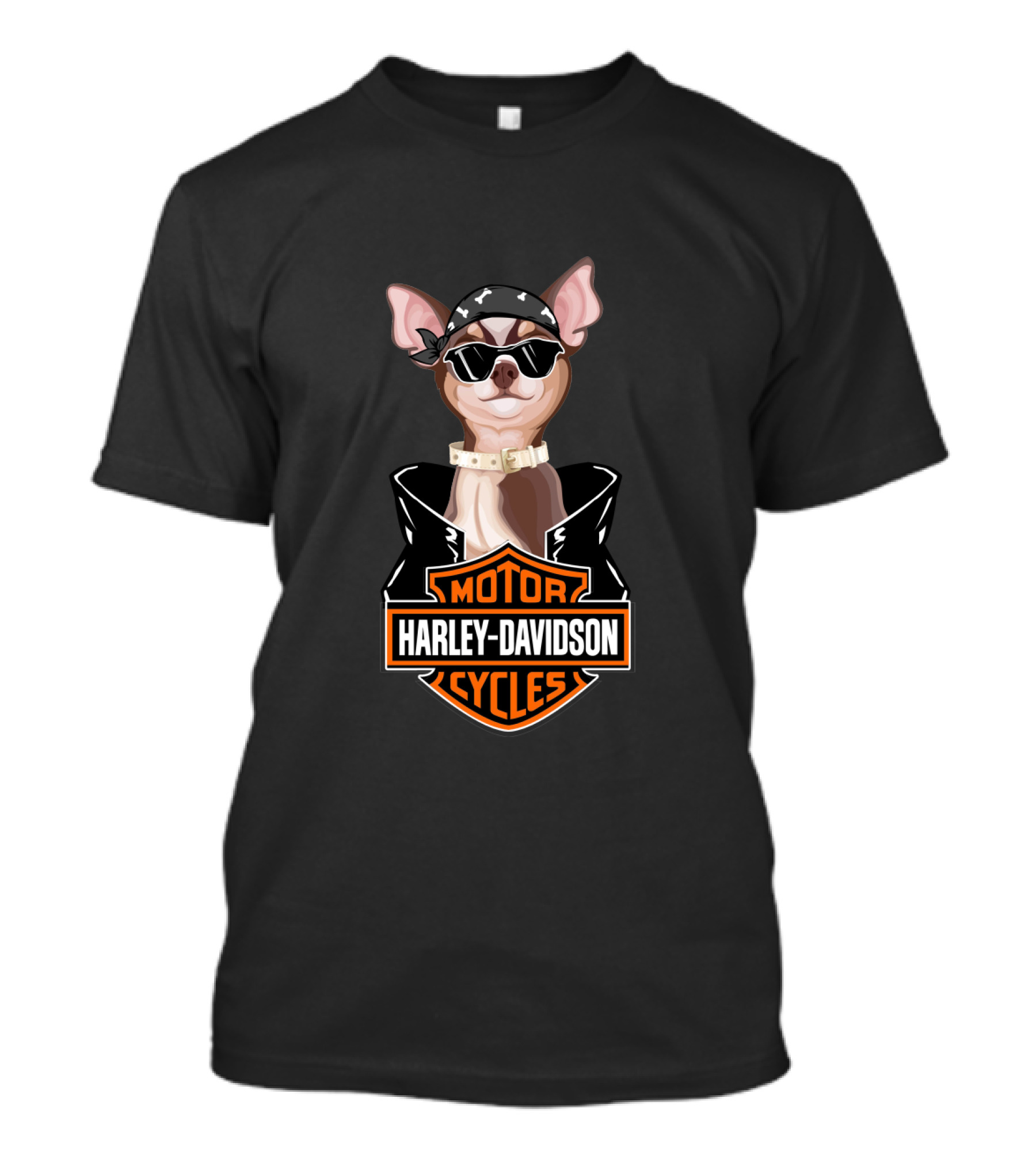 Chihuahuas Motorcycles Harley Davidson Cycles T-Shirt