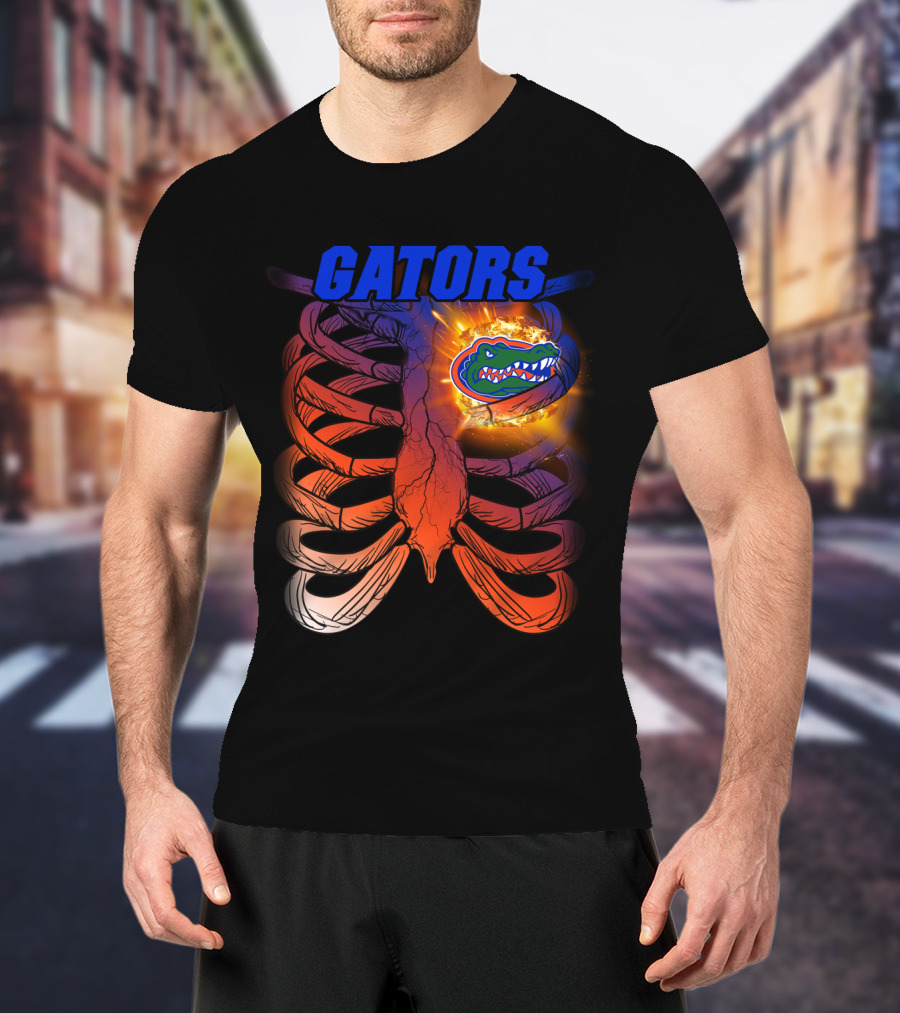 Gators Florida Gators Logo Ribcage T-Shirt