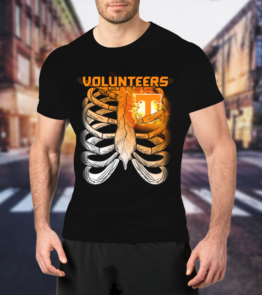 Volunteers Tennessee T Logo Ribcage T-Shirt