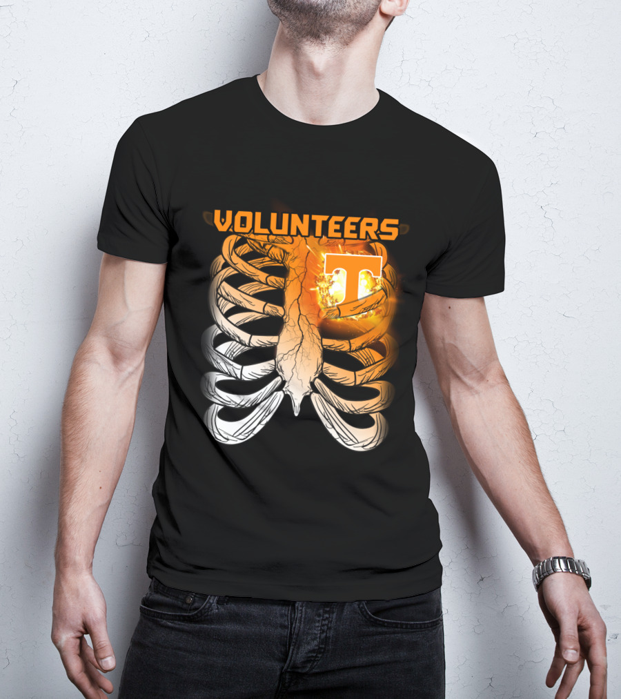 Volunteers Tennessee T Logo Ribcage T-Shirt