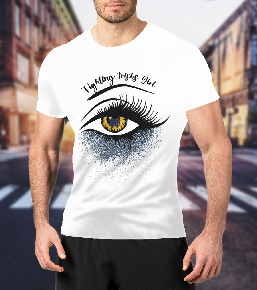 Fighting Irish Girl Notre Dame Eye T-Shirt