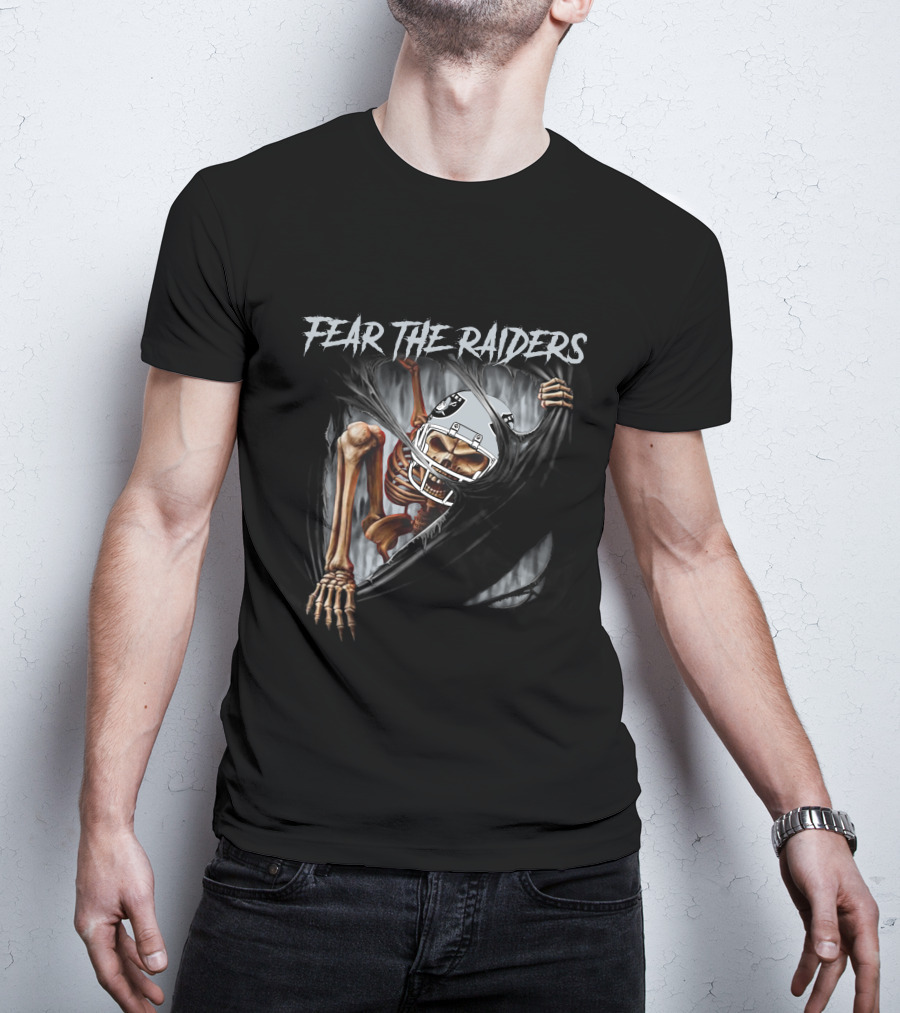 Fear The Raiders Las Vegas Raiders 515NFL L1MTH T-Shirt