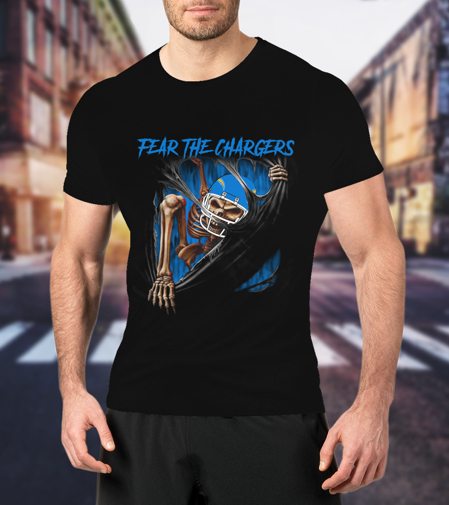 Fear The Chargers Los Angeles Chargers 515NFL L1MTH T-Shirt