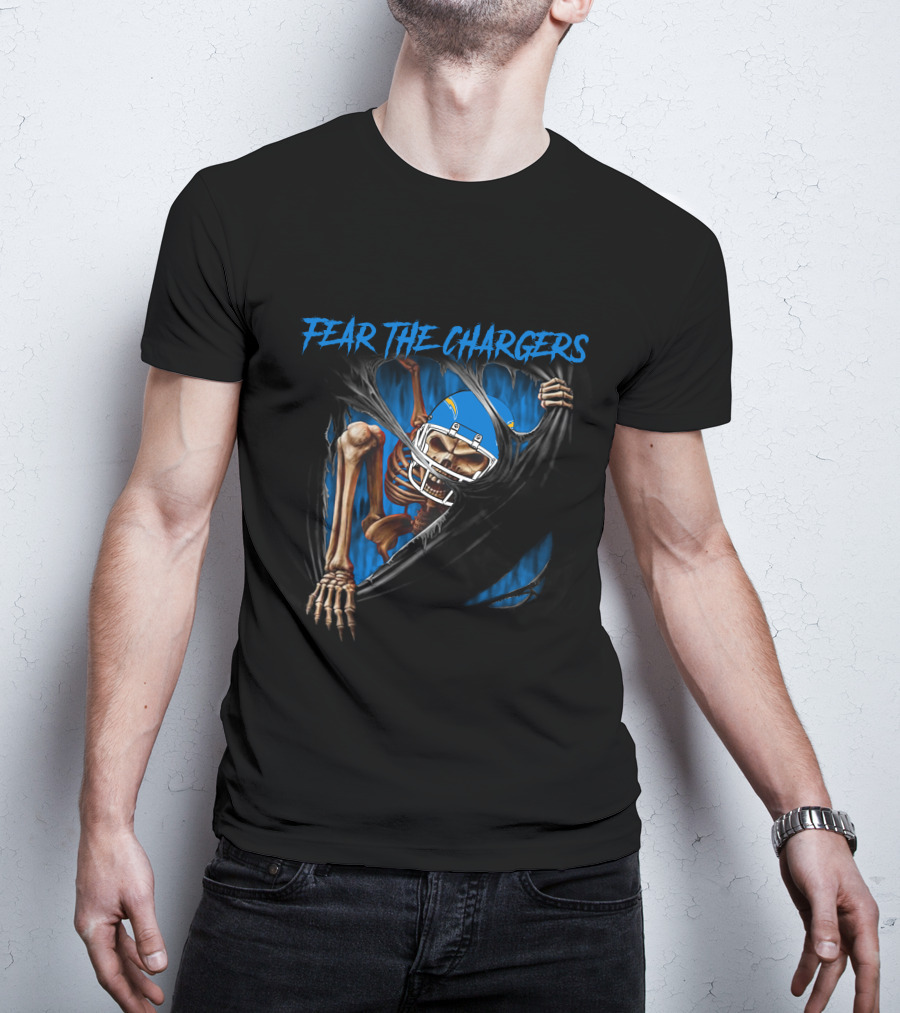 Fear The Chargers Los Angeles Chargers 515NFL L1MTH T-Shirt
