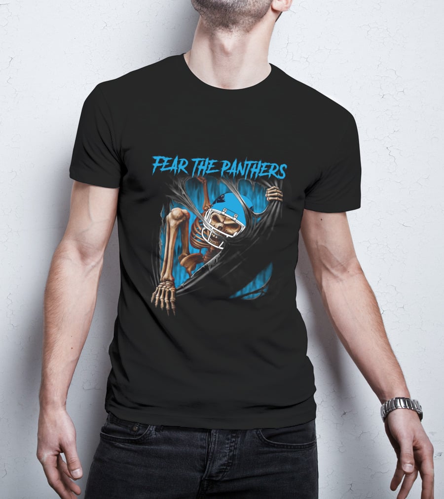 Carolina Panthers Fear The Panthers 515NFL L1MTH T-Shirt