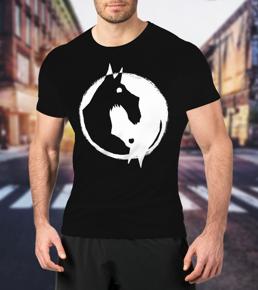 Yin Yang Dog Scottish Terrier T-Shirt