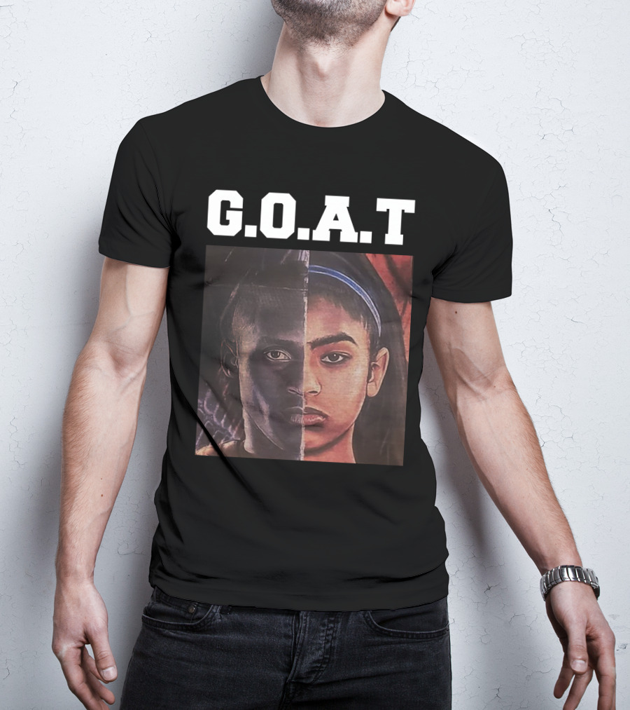 G.O.A.T Kobe Bryant Split Face T-Shirt