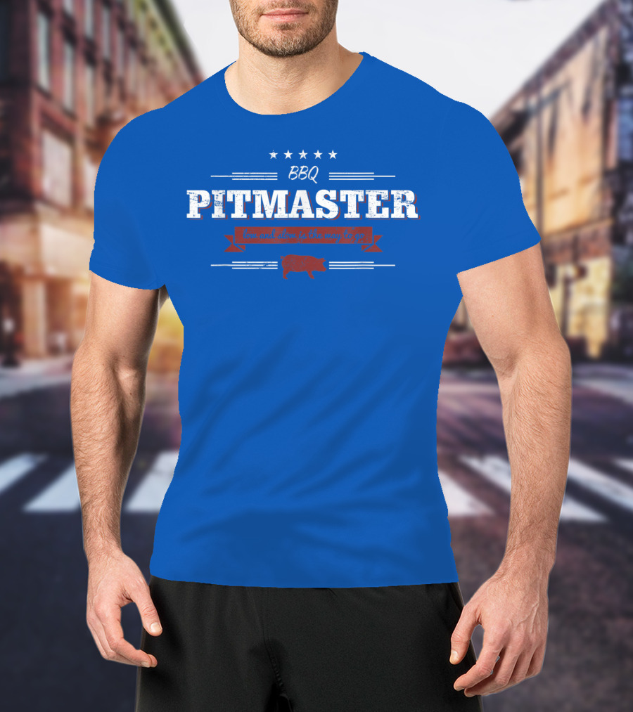 BBQ Pitmaster Low And Slow Is The Way To Go Pig T-Shirt