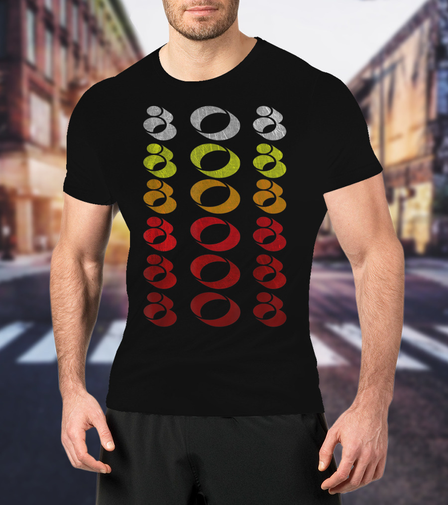 808 Drum Gradient Circles T-Shirt
