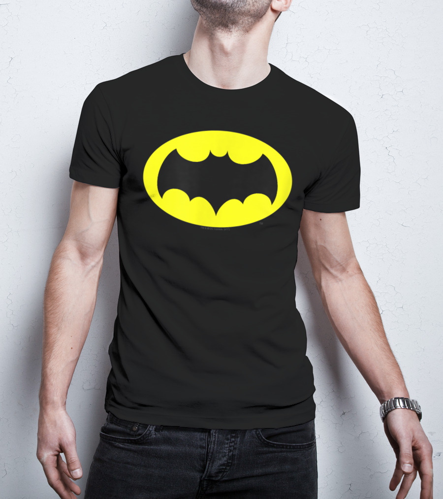 Batman Classic TV Series Logo Icon Chest T-Shirt