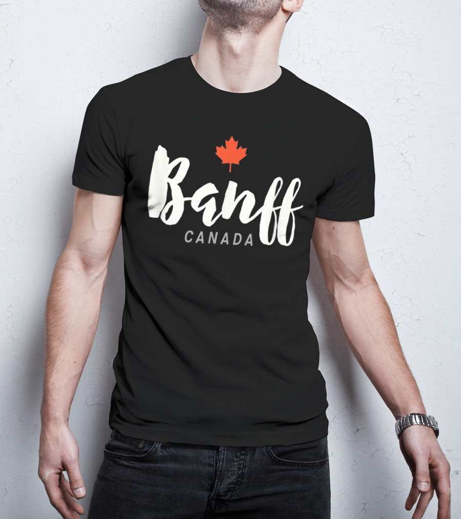 Banff Canada Maple Leaf National Park Classic Alberta T-Shirt