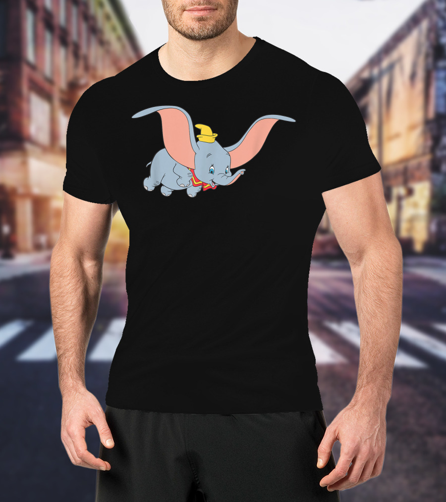 Dumbo Disney Classic Flying Elephant Animation T-Shirt