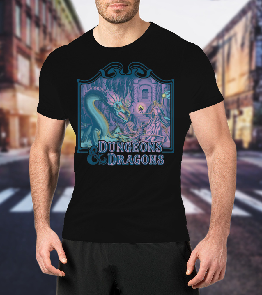 Dungeons Dragons Classic Basic Rule Fantasy Creature Encounter T-Shirt