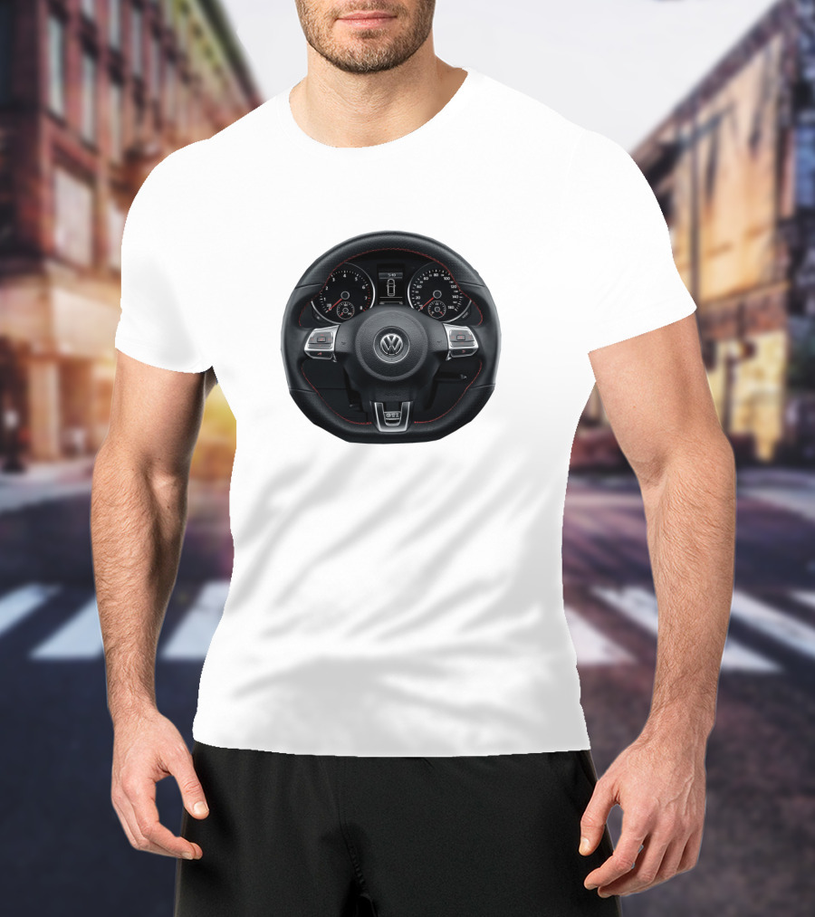 Volkswagen Steering Wheel Dashboard T-Shirt