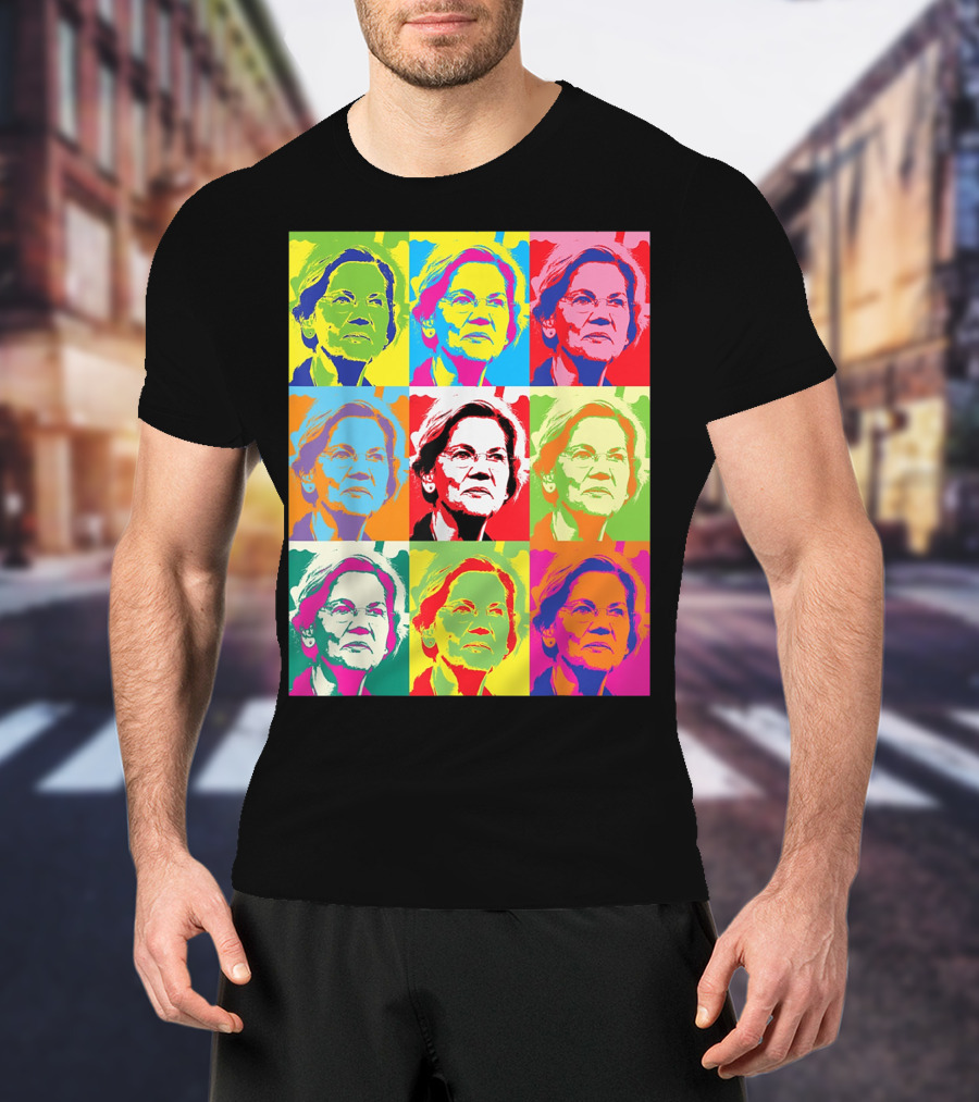 Elizabeth Warren Pop Art Superstar T-Shirt
