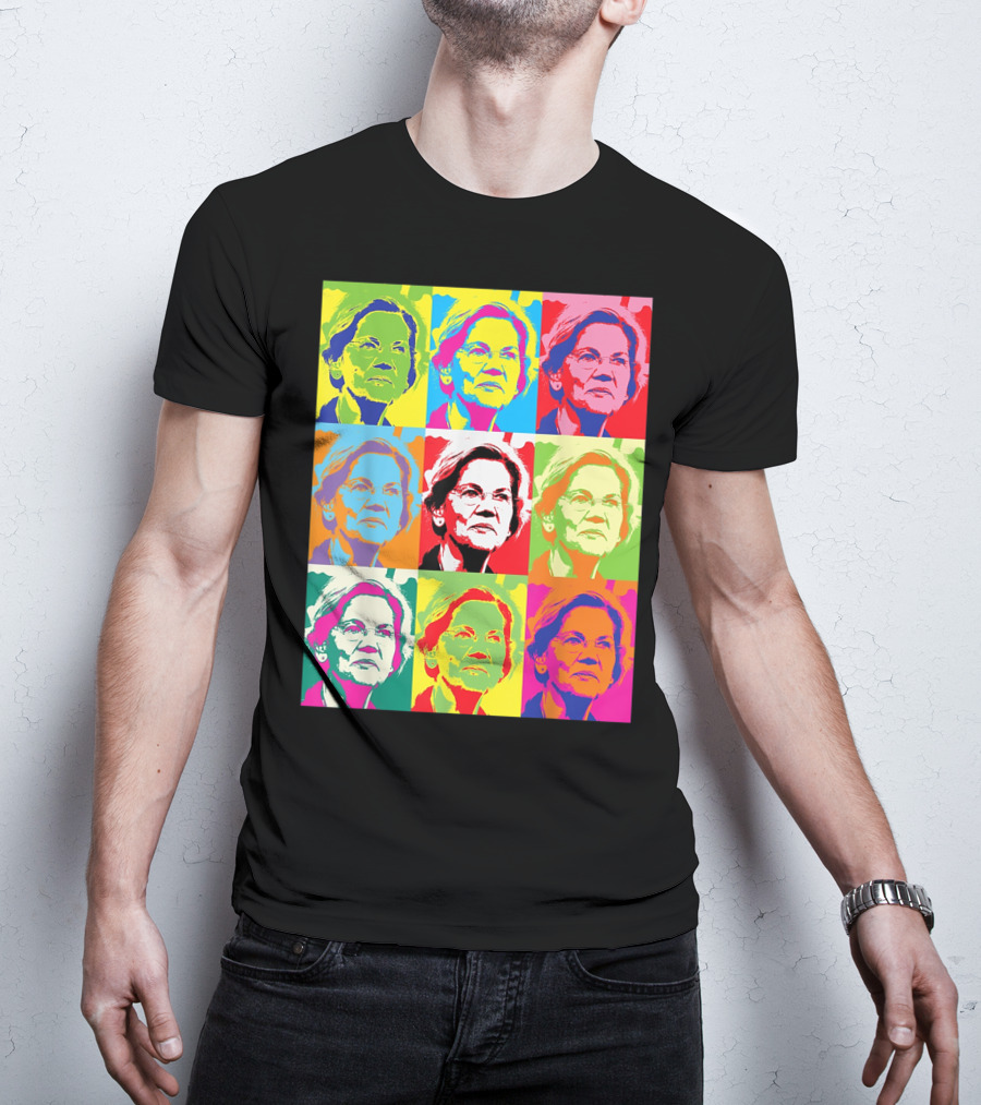 Elizabeth Warren Pop Art Superstar T-Shirt