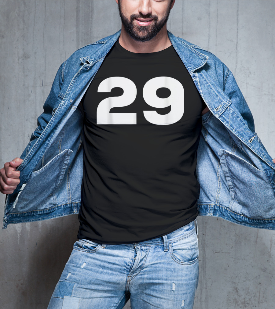 29 Number Jersey Style Sport Team Group Fan T-Shirt
