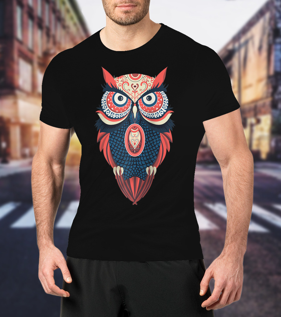 Spirit Animal Owl Folk T-Shirt