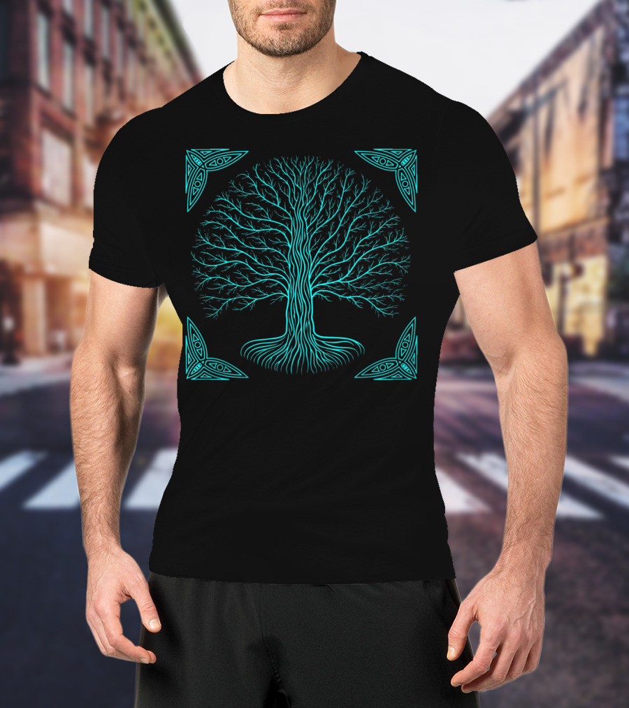 Yggdrasil Tree Of Life Norse Mythology Viking Symbol Norse Gods T-Shirt