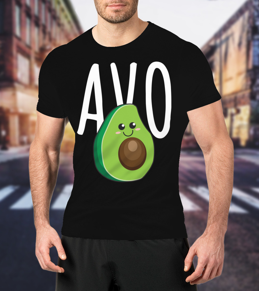 Avo Avocado Cute Vegan Couples Loves Matching T-Shirt