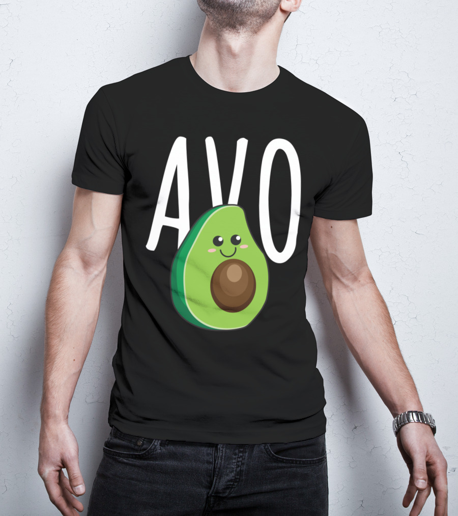 Avo Avocado Cute Vegan Couples Loves Matching T-Shirt