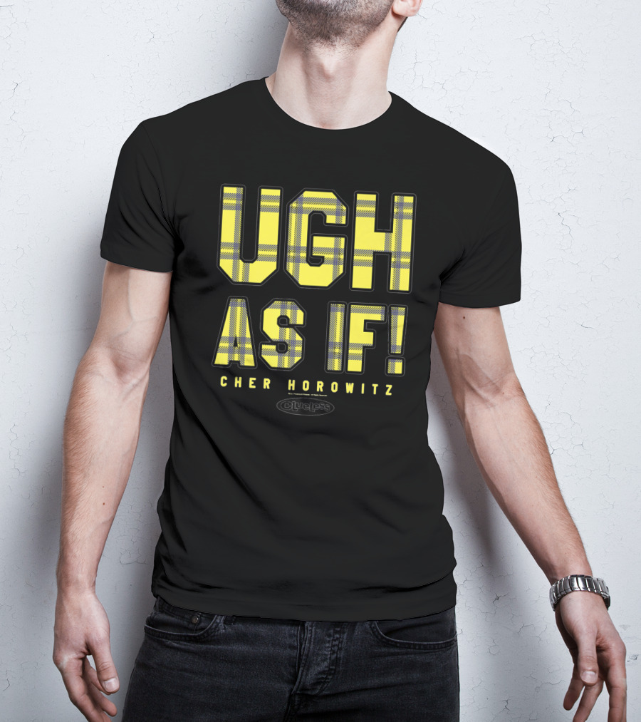 Ugh As If Cher Horowitz Clueless Yellow Plaid T-Shirt
