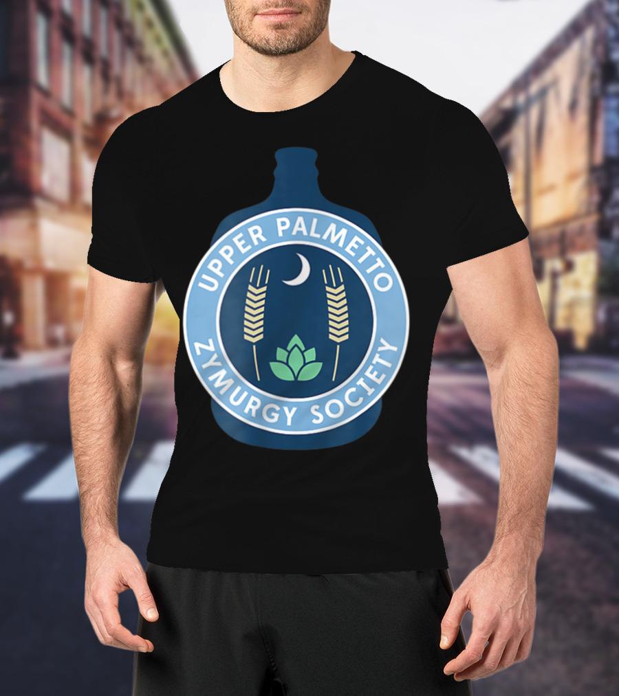 Upper Palmetto Zymurgy Society Moon Wheat Homebrew Club T-Shirt