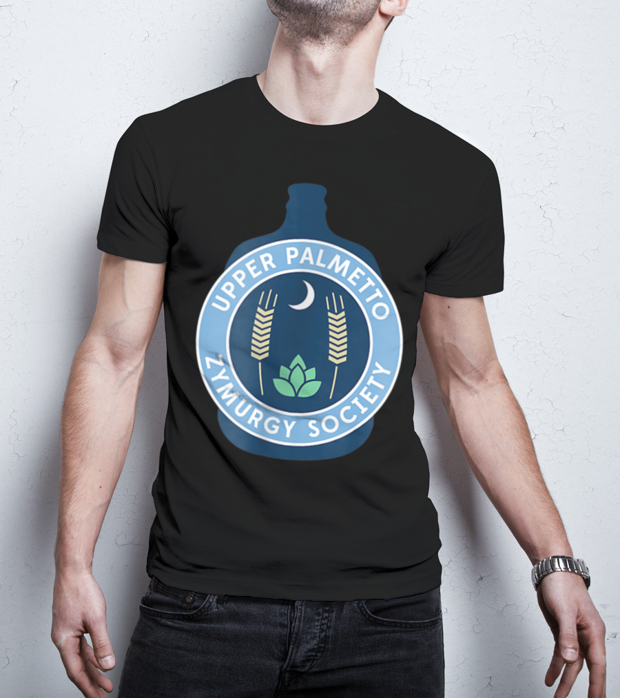 Upper Palmetto Zymurgy Society Moon Wheat Homebrew Club T-Shirt