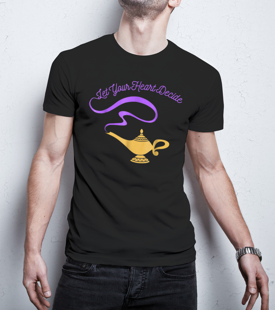 Disney Aladdin Genie Lamp Let Your Heart Decide T-Shirt