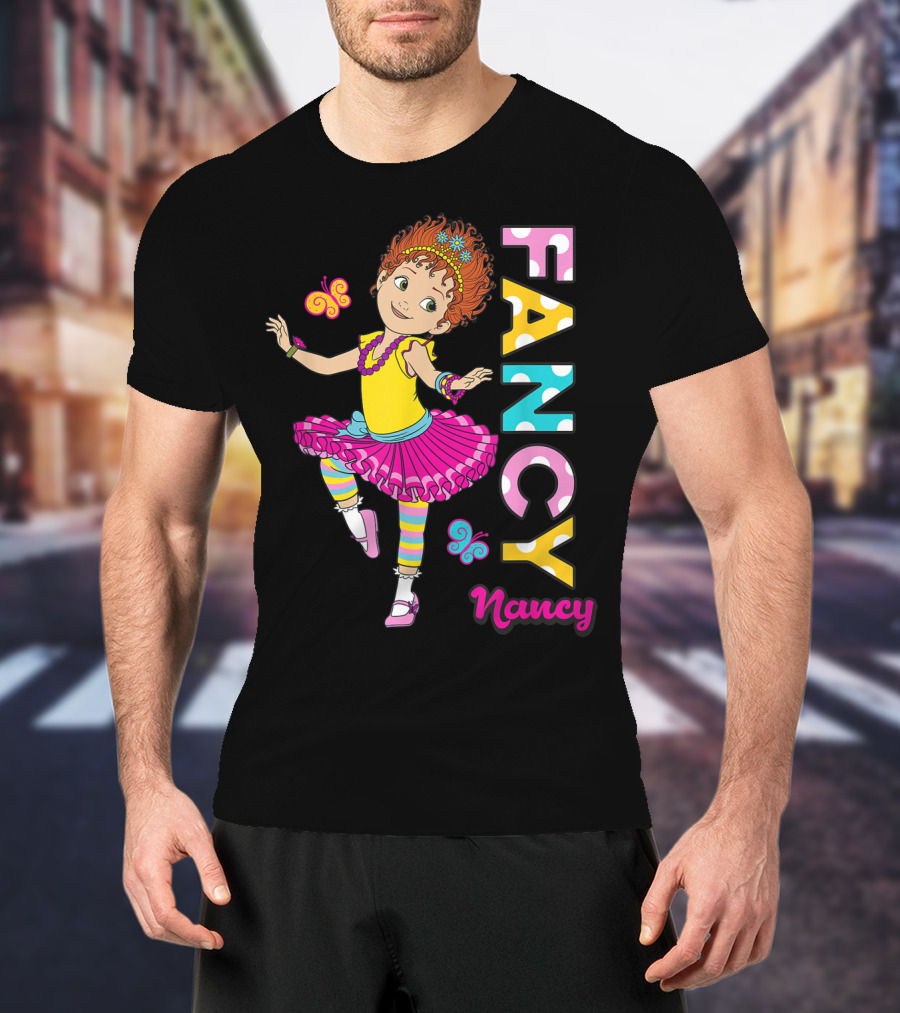 Disney Fancy Nancy Dancing With Nancy Colorful Ballet Outfit Fun T-Shirt