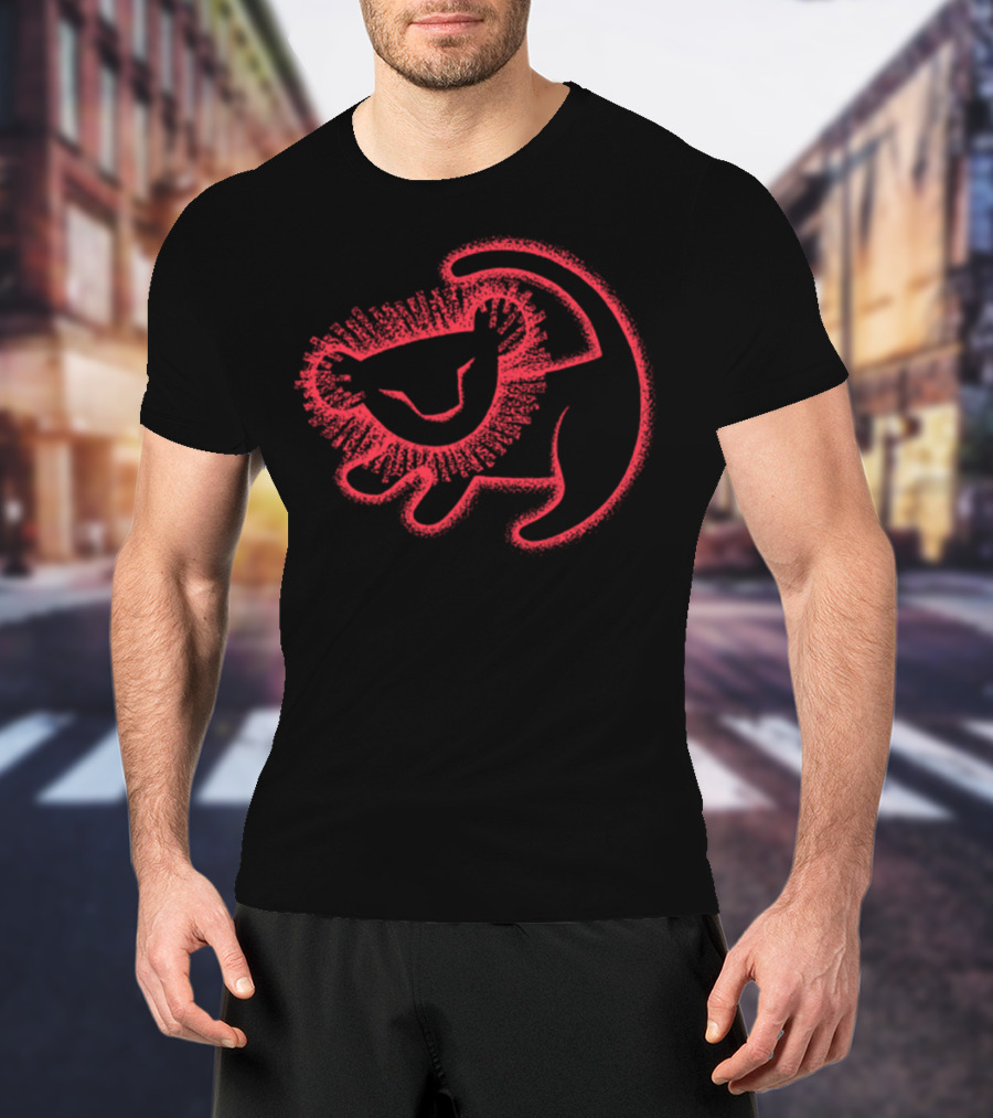 Disney Lion King Classic King Simba Red Lion T-Shirt