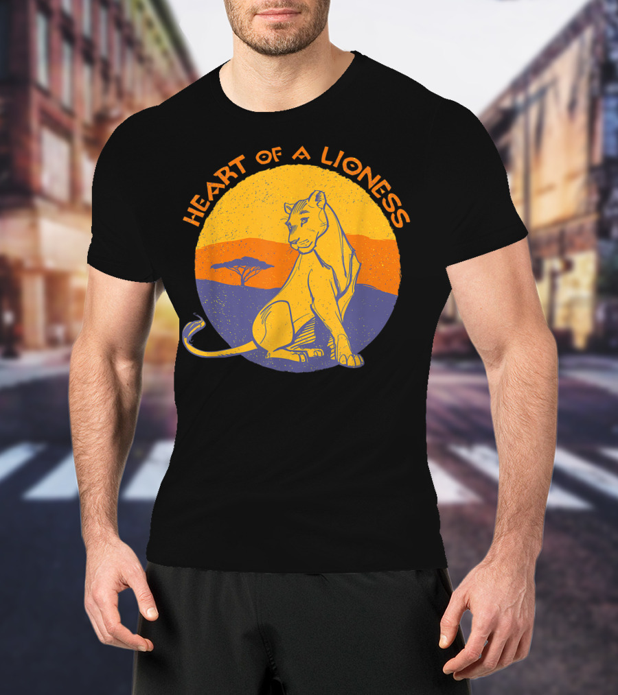 Disney Lion King Nala Heart Of A Lioness African Sunset T-Shirt