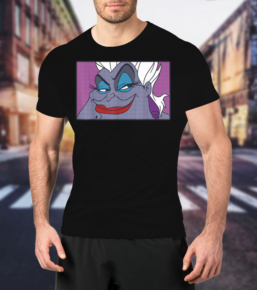 Disney Little Mermaid Ursula Pop Art Comic T-Shirt