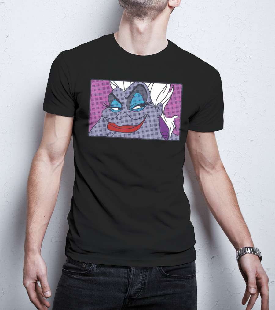 Disney Little Mermaid Ursula Pop Art Comic T-Shirt