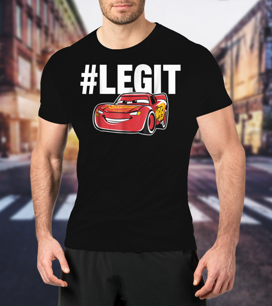 Legit Disney Pixar Cars 3 Lightning McQueen 95 T-Shirt
