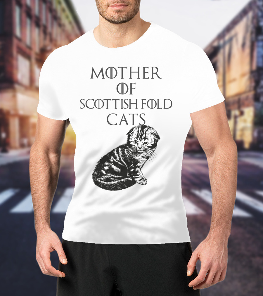 Mother Of Scottish Fold Cats T-Shirt