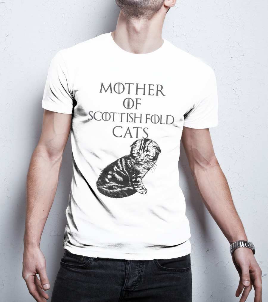 Mother Of Scottish Fold Cats T-Shirt