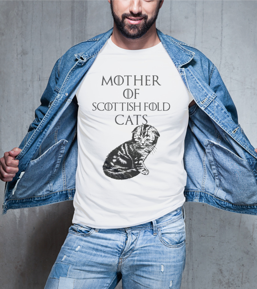 Mother Of Scottish Fold Cats T-Shirt