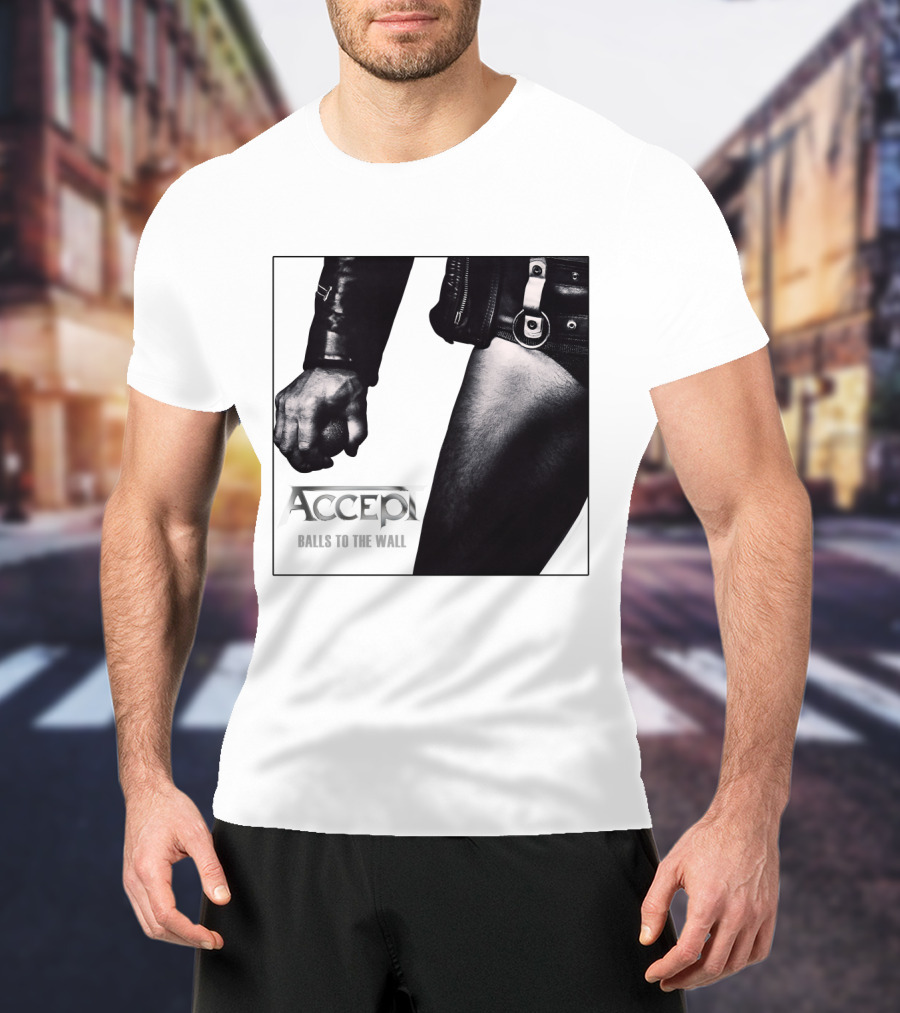 ACCEPT Balls To The Wall Classic Rock Album Cover Image T-Shirt
