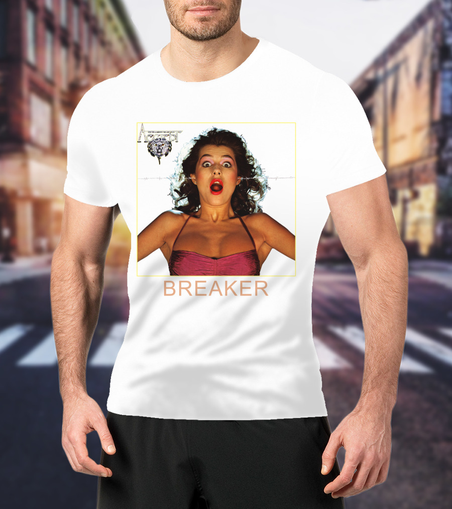 Accept Breaker Album Cover T-Shirt
