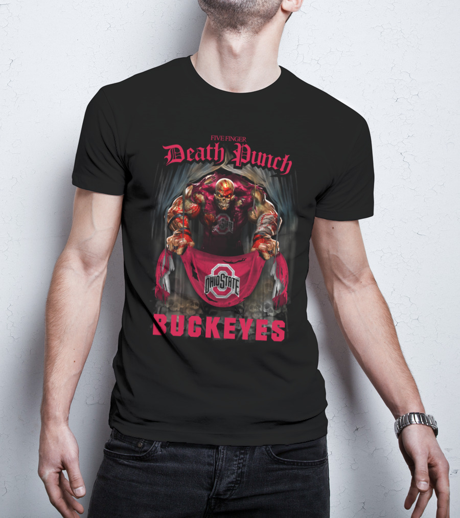 Five Finger Death Punch Ohio State Buckeyes T-Shirt