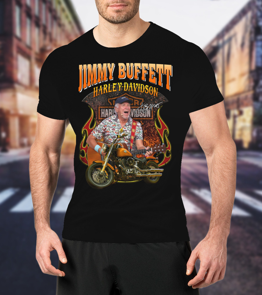 Jimmy Buffett Harley Davidson T-Shirt
