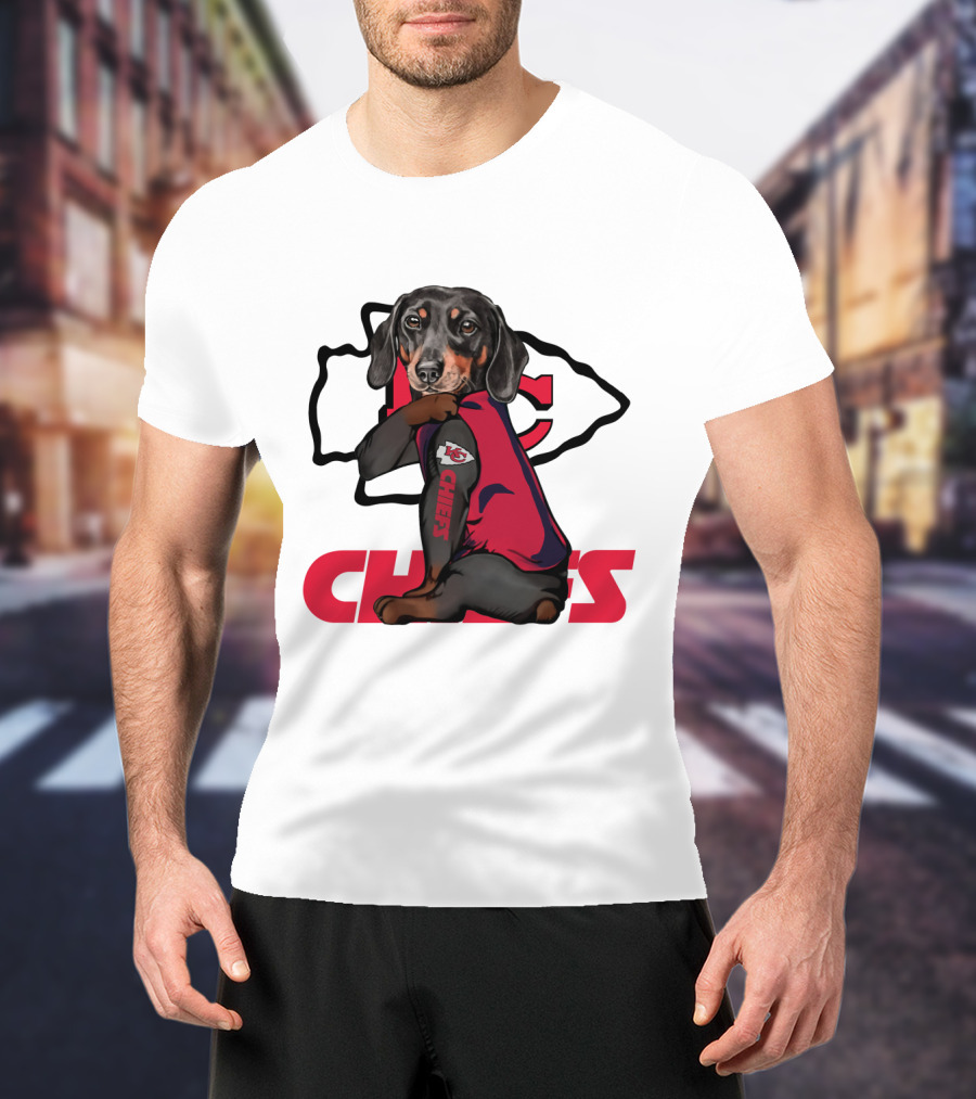 Dachshund Chiefs Kc Chiefs T-Shirt