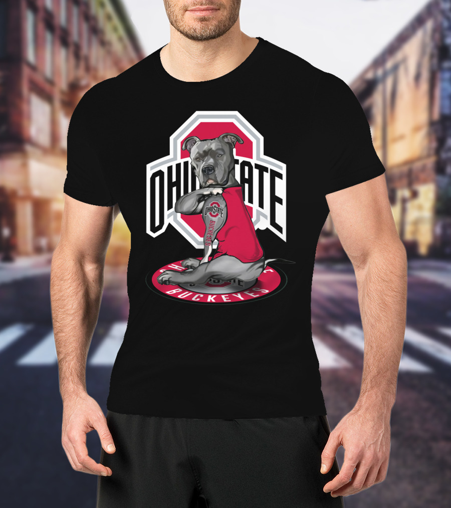Ohio State Buckeyes Pitbull T-Shirt