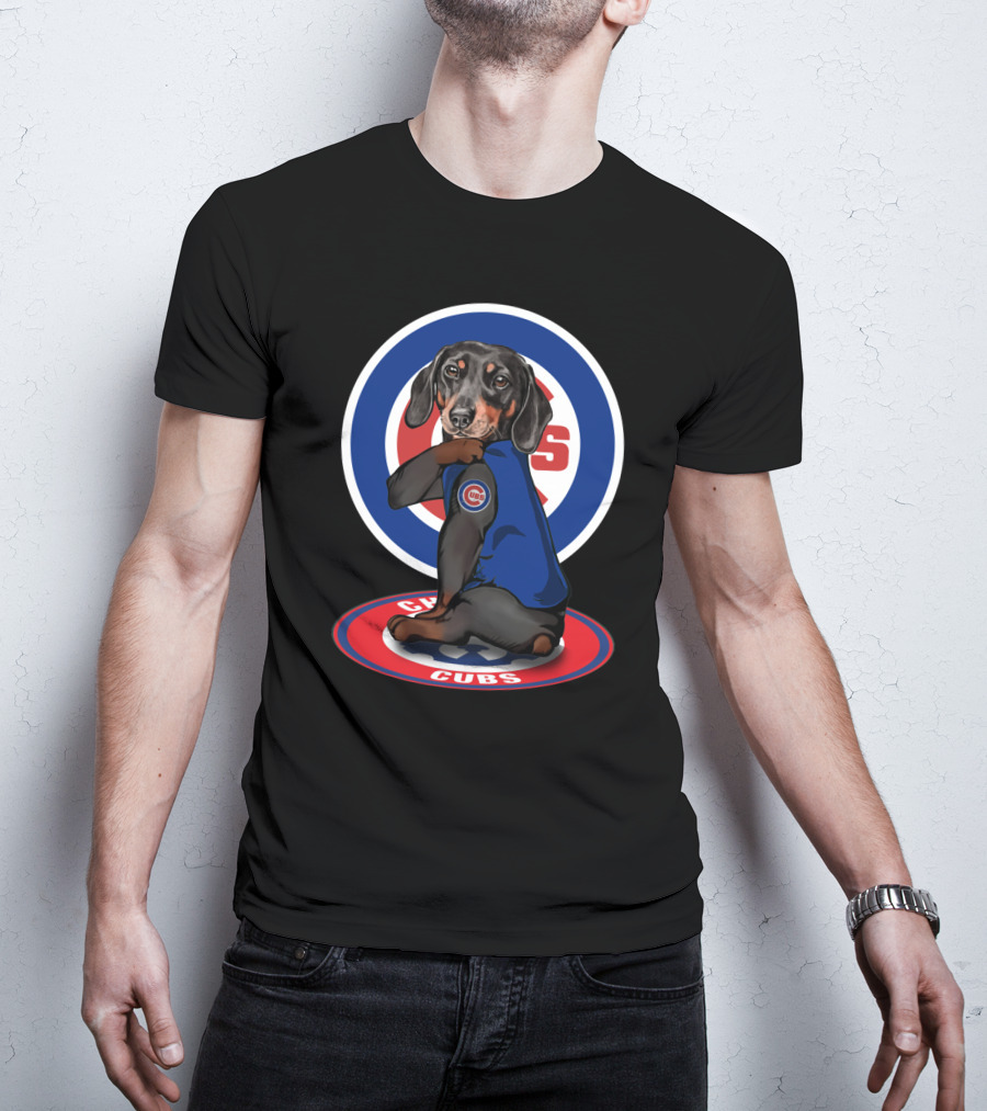 Cubs Dachshunds Chicago Cubs T-Shirt